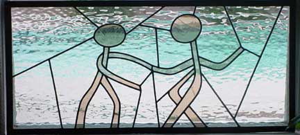 stained glass window