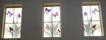 stained glass butterfly windows