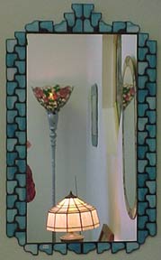 stained glass mirror