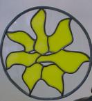 stained glass sun