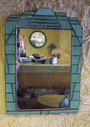 stained glass mirror