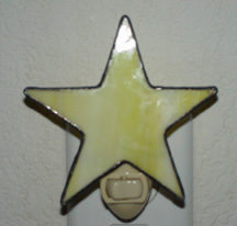 stained glass night light