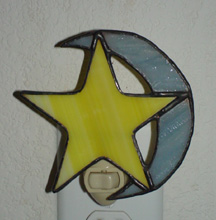 stained glass night light