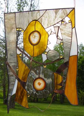 stained glass abstract