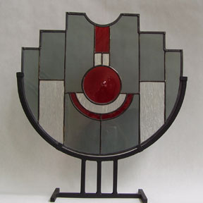 stained glass standing panel