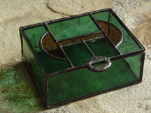 stained glass box