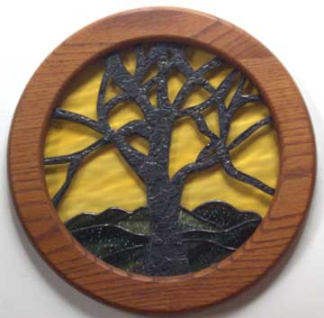 stained glass tree