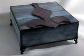 stained glass box
