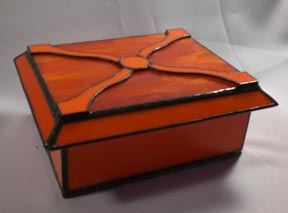 stained glass box