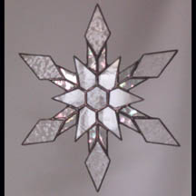 stained glass snowflake