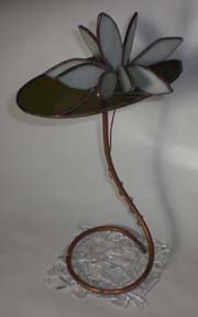 stained glass flower
