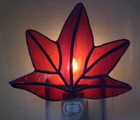 glass night light