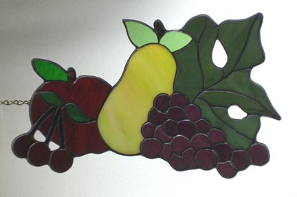 stained glass fruit