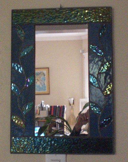 stained glass mirror