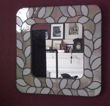 stained glass mirror