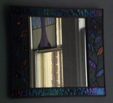stained glass mirror