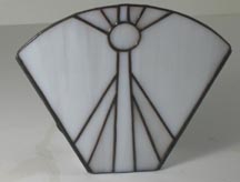 stained glass candle holder