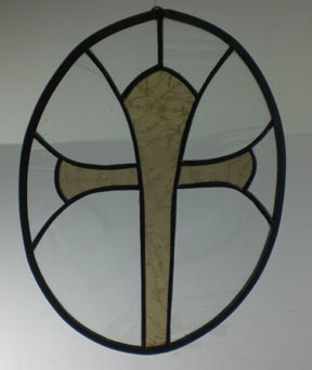 stained glass cross