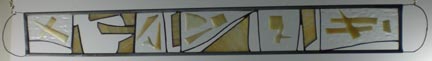 stained and fused glass abstract