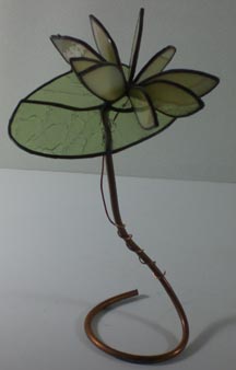 stained glass flower