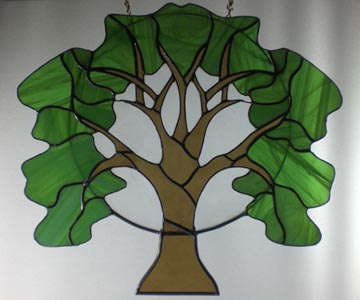 stained glass tree